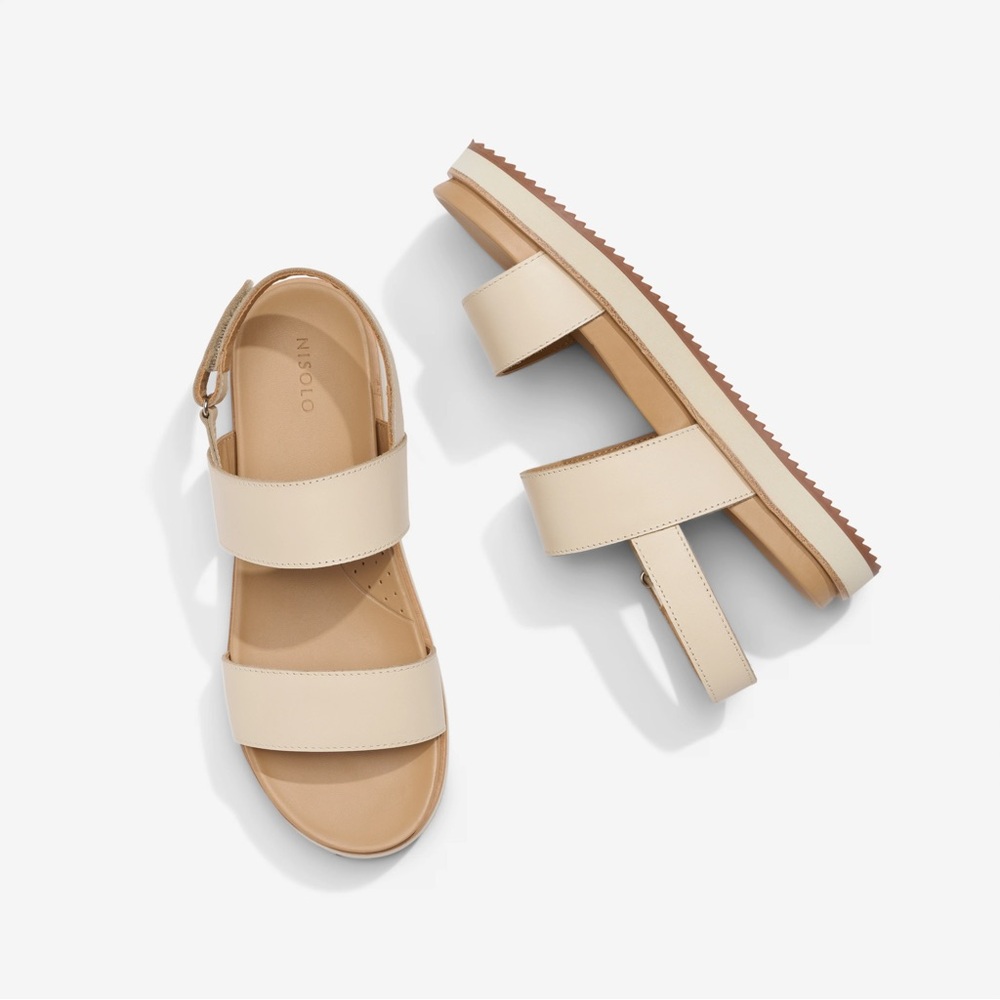NWT Nisolo Go-to flatform sandal